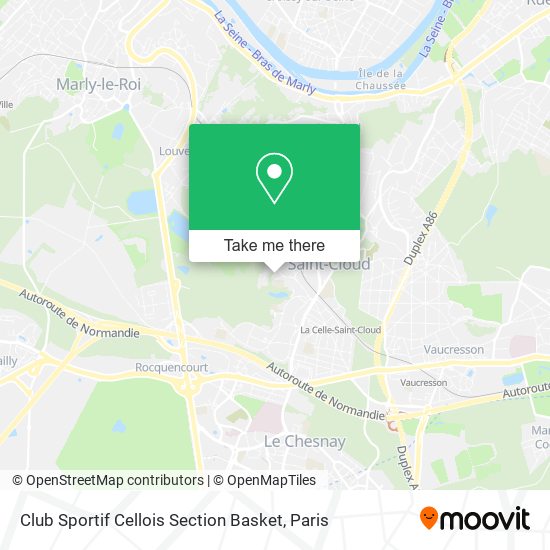 Mapa Club Sportif Cellois Section Basket