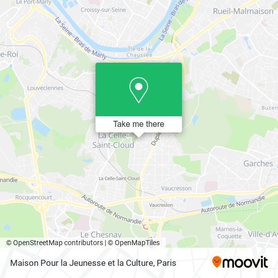 Mapa Maison Pour la Jeunesse et la Culture