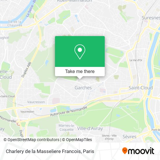 Charlery de la Masseliere Francois map