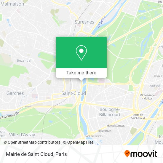 Mapa Mairie de Saint Cloud