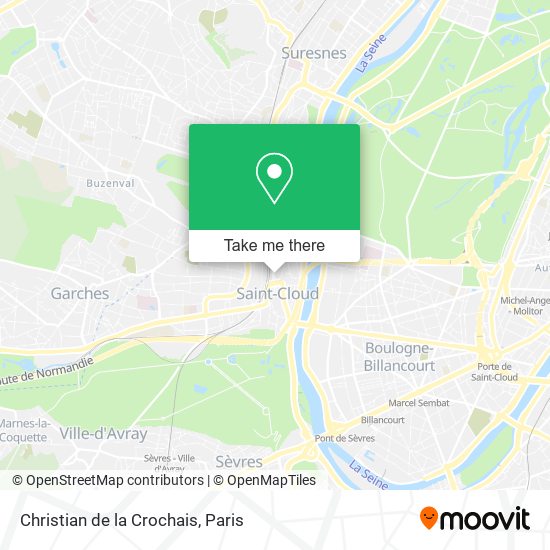 Christian de la Crochais map