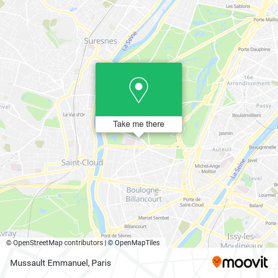 Mapa Mussault Emmanuel