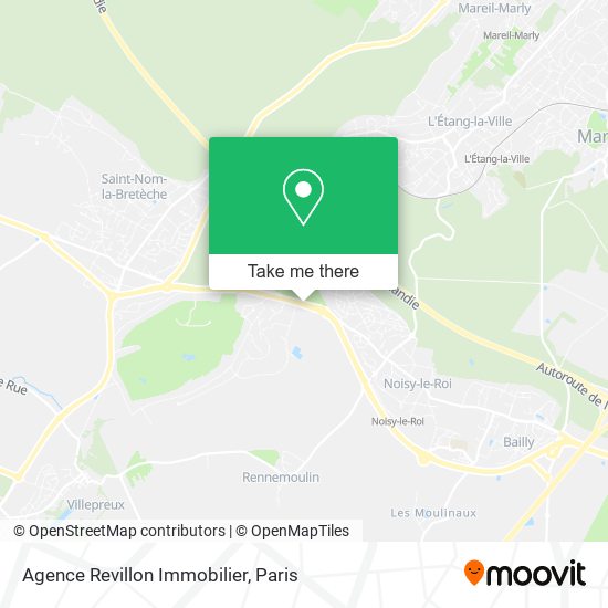 Mapa Agence Revillon Immobilier