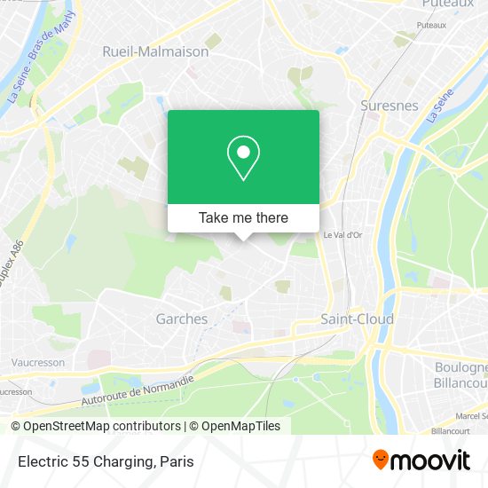 Electric 55 Charging map