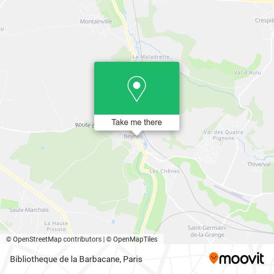 Bibliotheque de la Barbacane map