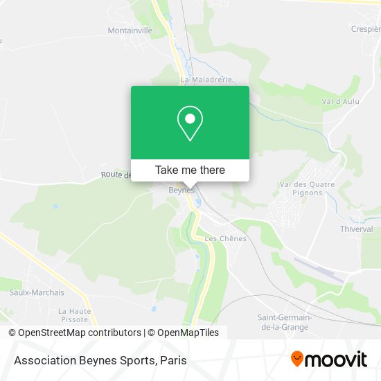 Association Beynes Sports map