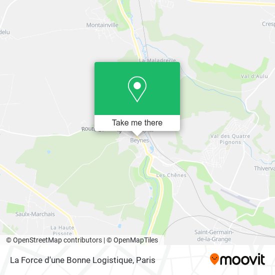 La Force d'une Bonne Logistique map