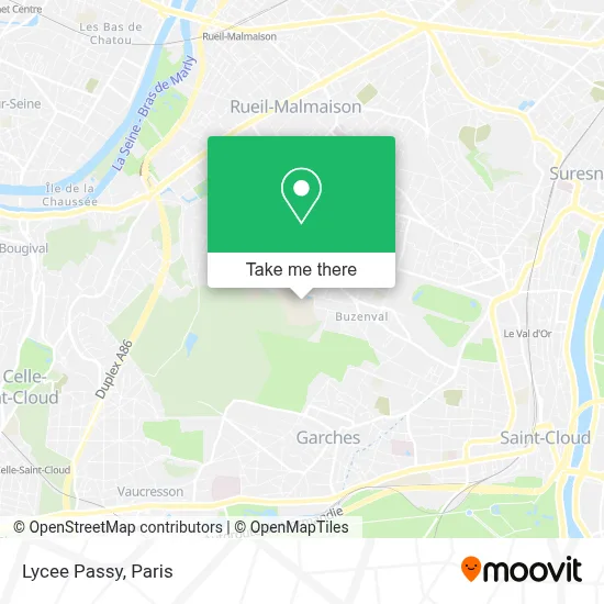 Lycee Passy map