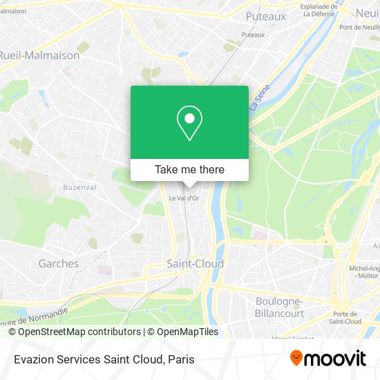 Evazion Services Saint Cloud map