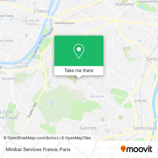 Mapa Minibar Services France