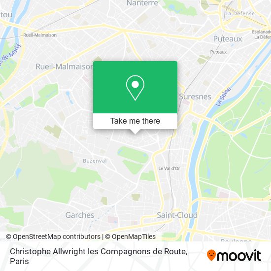 Mapa Christophe Allwright les Compagnons de Route