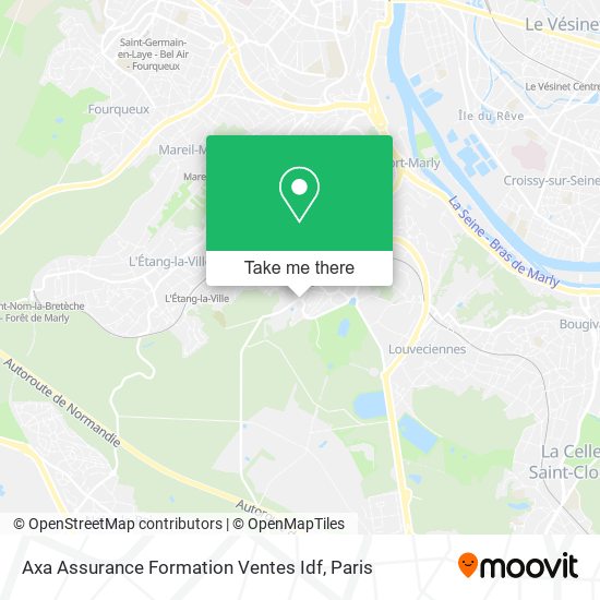 Axa Assurance Formation Ventes Idf map