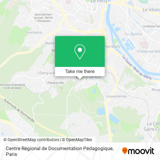 Centre Régional de Documentation Pédagogique map