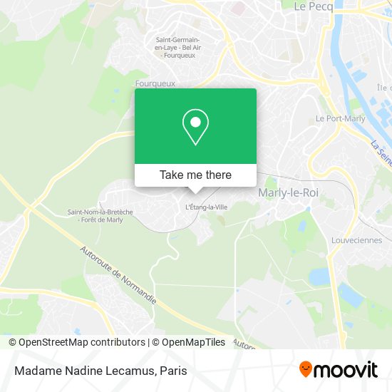Mapa Madame Nadine Lecamus