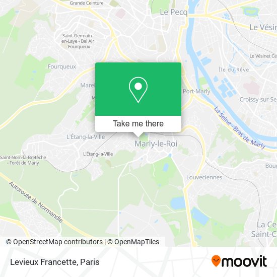 Levieux Francette map