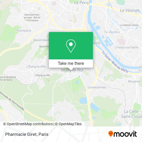 Pharmacie Giret map
