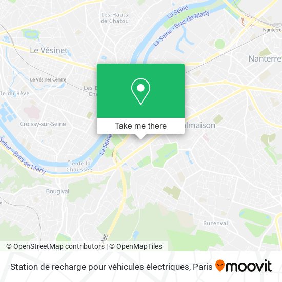 Mapa Station de recharge pour véhicules électriques