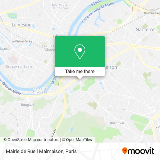 Mapa Mairie de Rueil Malmaison