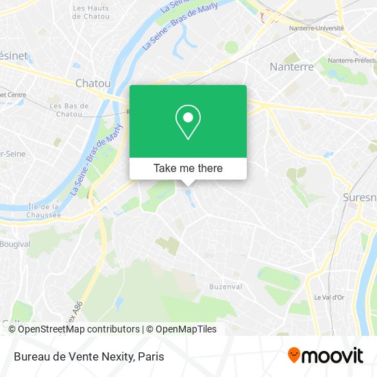 Bureau de Vente Nexity map