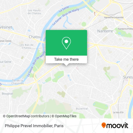 Philippe Prevel Immobilier map