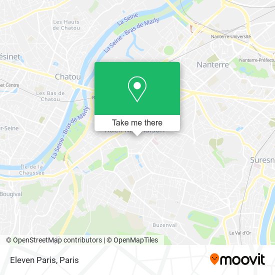Mapa Eleven Paris