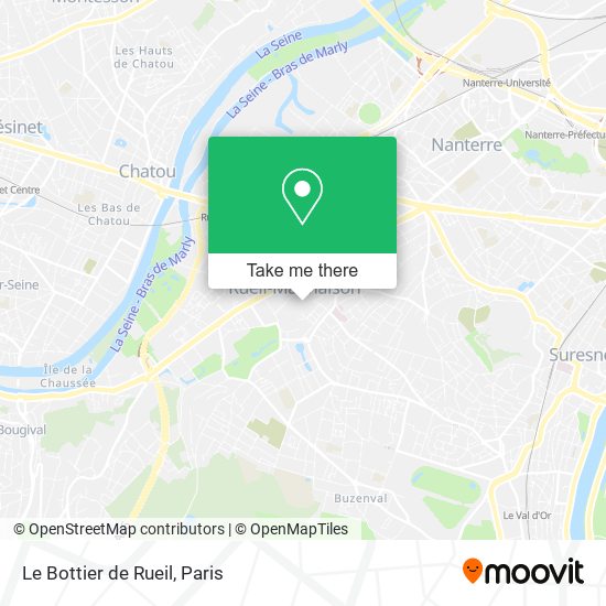 Le Bottier de Rueil map