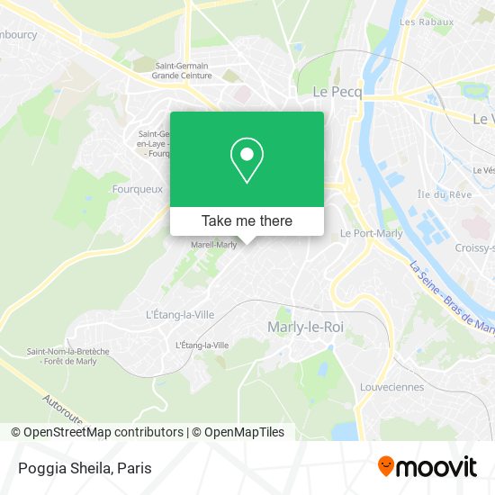 Poggia Sheila map