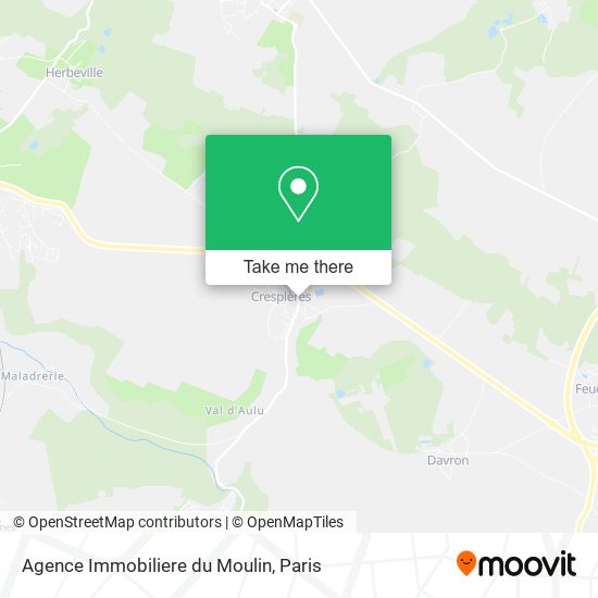 Agence Immobiliere du Moulin map