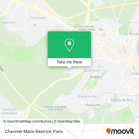 Chavinier Marie Béatrice map