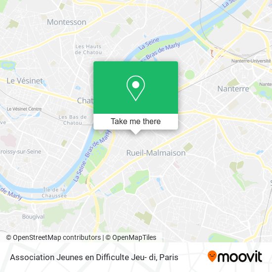 Association Jeunes en Difficulte Jeu- di map