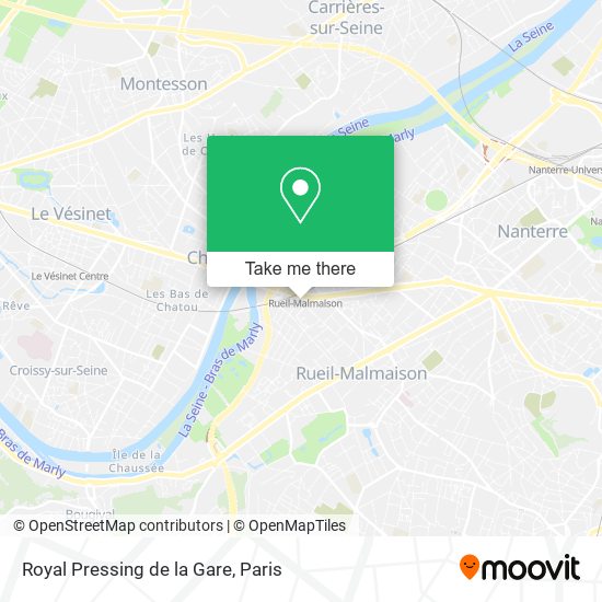 Mapa Royal Pressing de la Gare