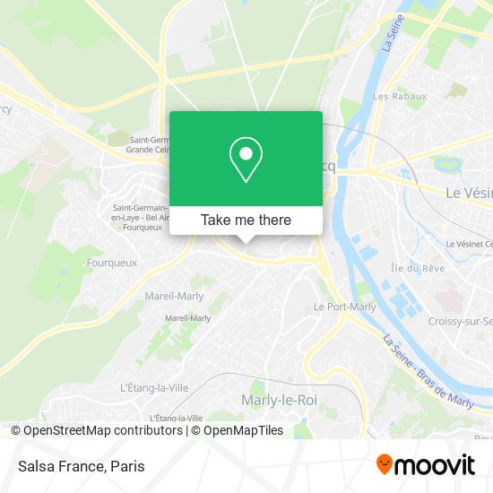 Salsa France map