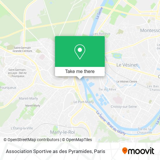 Mapa Association Sportive as des Pyramides