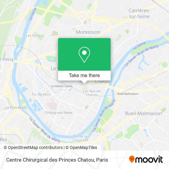 Centre Chirurgical des Princes Chatou map