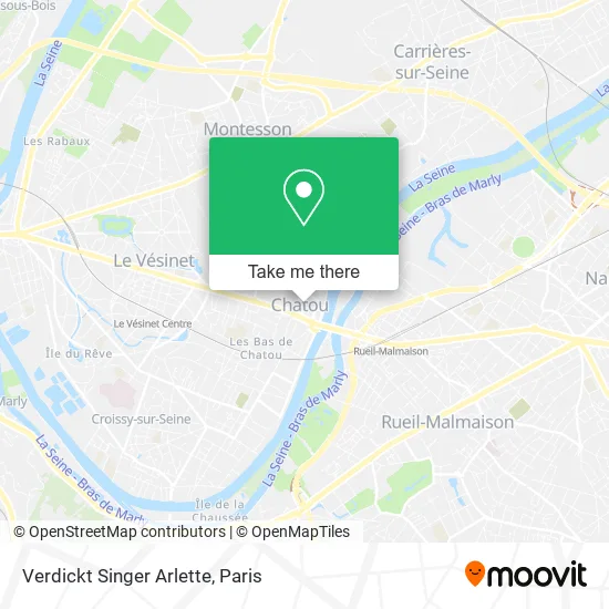 Verdickt Singer Arlette map