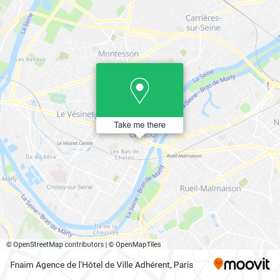 Mapa Fnaim Agence de l'Hôtel de Ville Adhérent