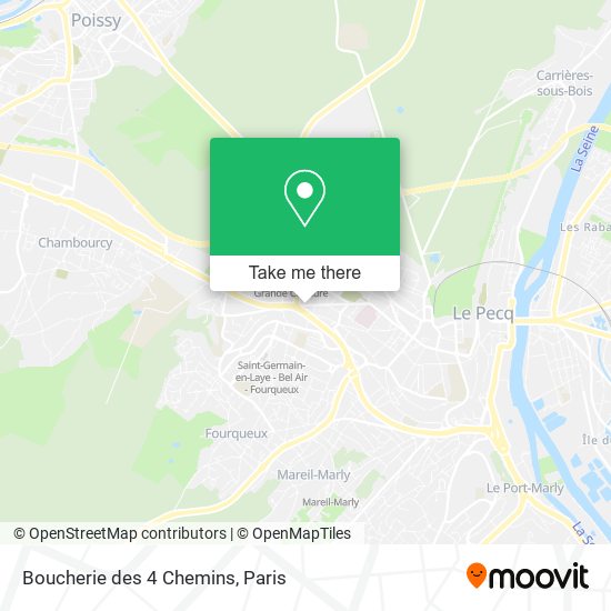 Mapa Boucherie des 4 Chemins