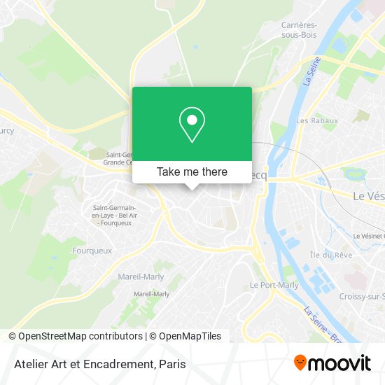 Atelier Art et Encadrement map