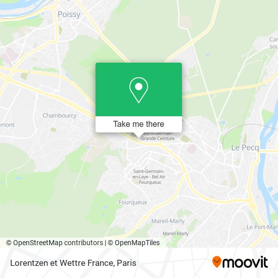 Lorentzen et Wettre France map