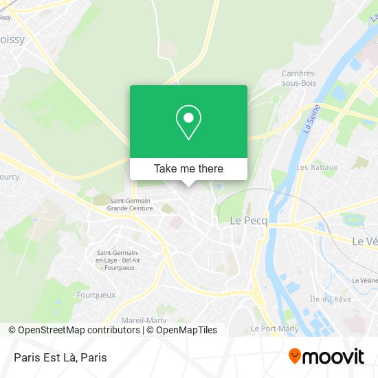 Paris Est Là map