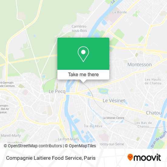 Compagnie Laitiere Food Service map