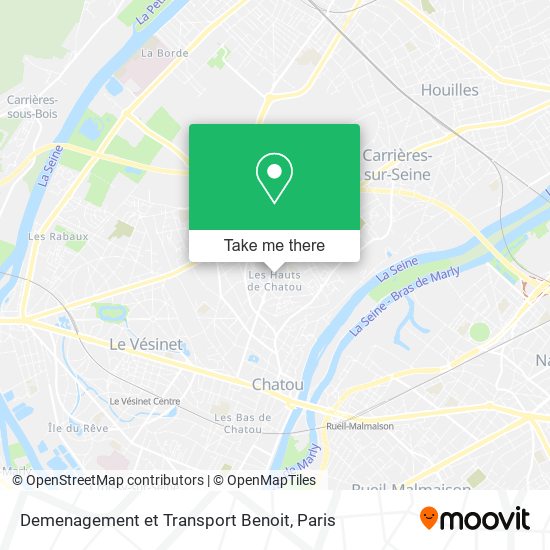 Demenagement et Transport Benoit map