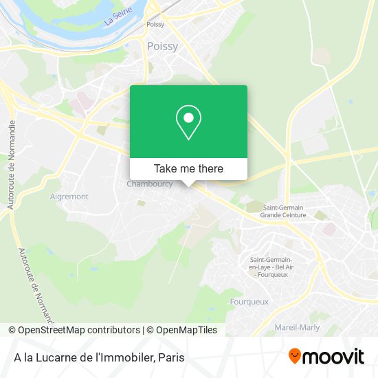 Mapa A la Lucarne de l'Immobiler