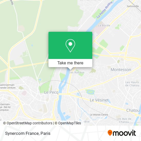 Mapa Synercom France