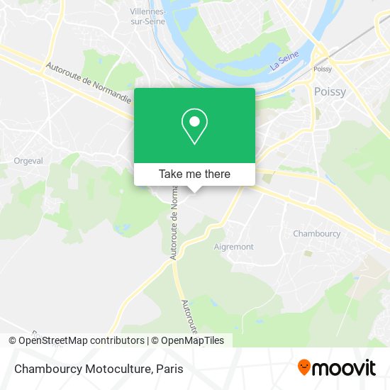 Chambourcy Motoculture map