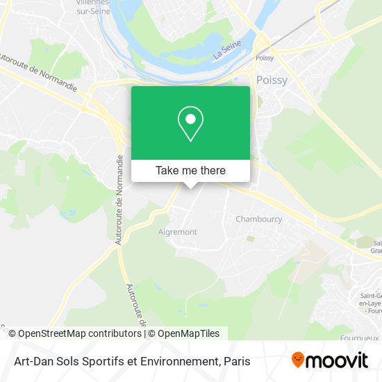 Art-Dan Sols Sportifs et Environnement map