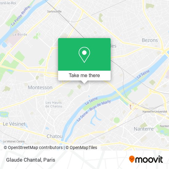 Glaude Chantal map