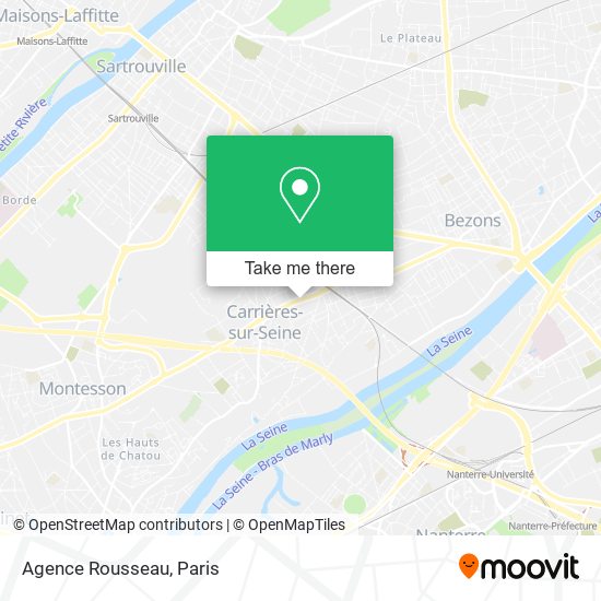 Mapa Agence Rousseau