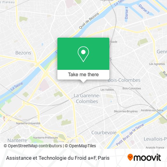 Assistance et Technologie du Froid a+F map