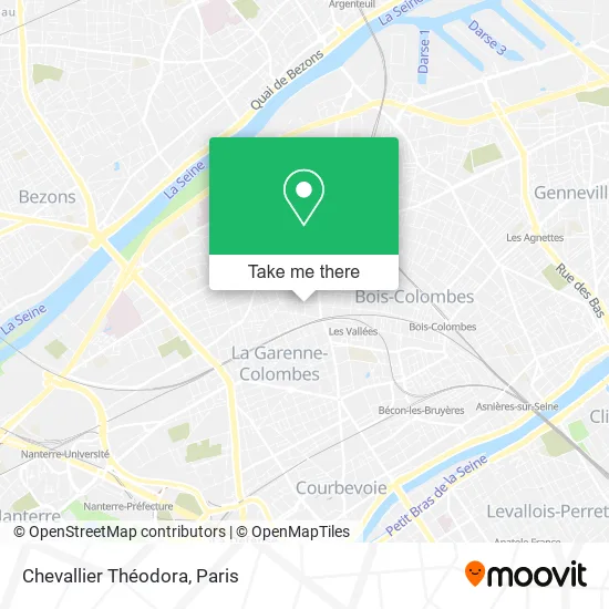 Chevallier Théodora map